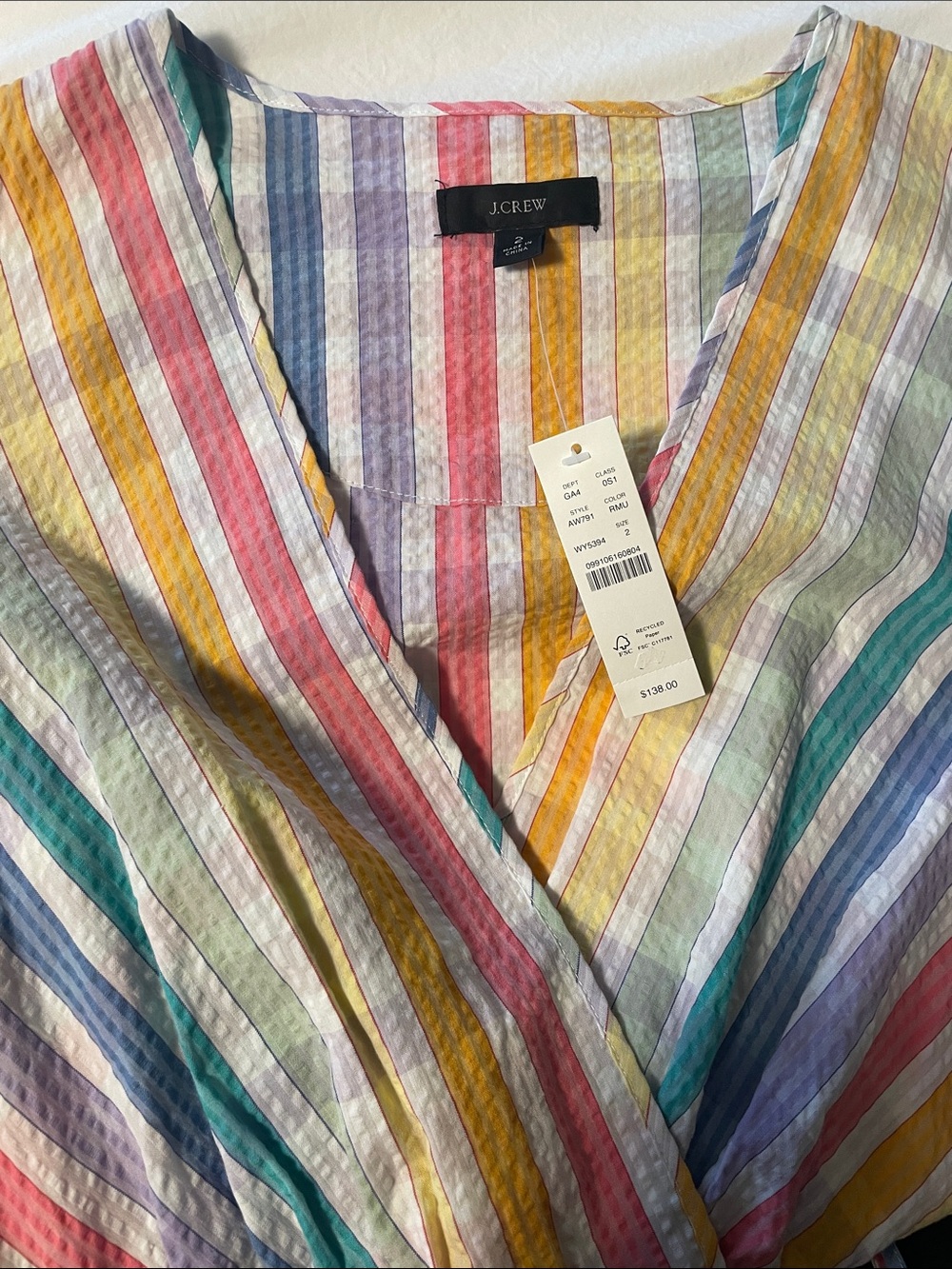J. Crew Striped Tier Maxi Dress - Picture 3 of 4